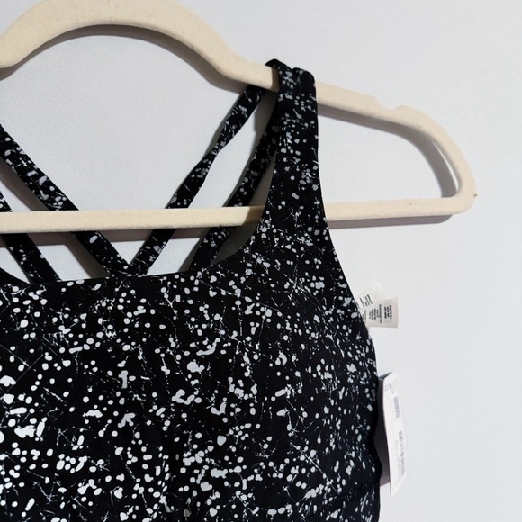 Lululemon - Black Splatter Print Energy Bra - Picture 2 of 4